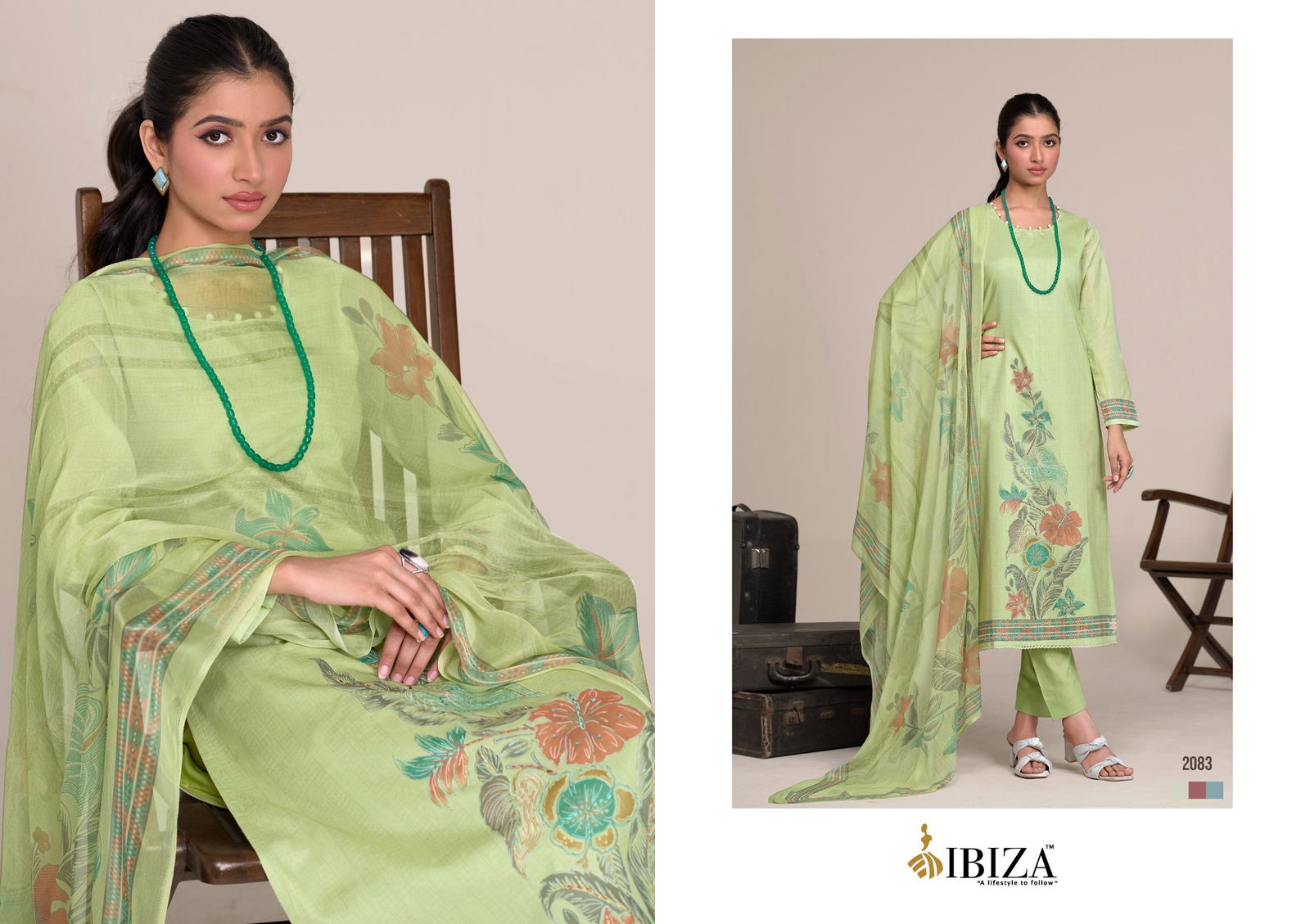 Aroos By Ibiza Lawn Cotton Digital Printed Salwar Kameez Orders In India